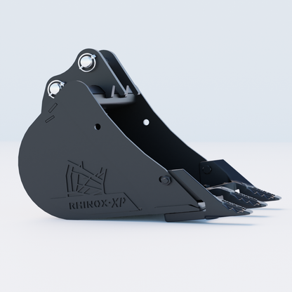 Volvo ECR18 Digging Bucket - 18" / 450mm - Toothed Bucket Side