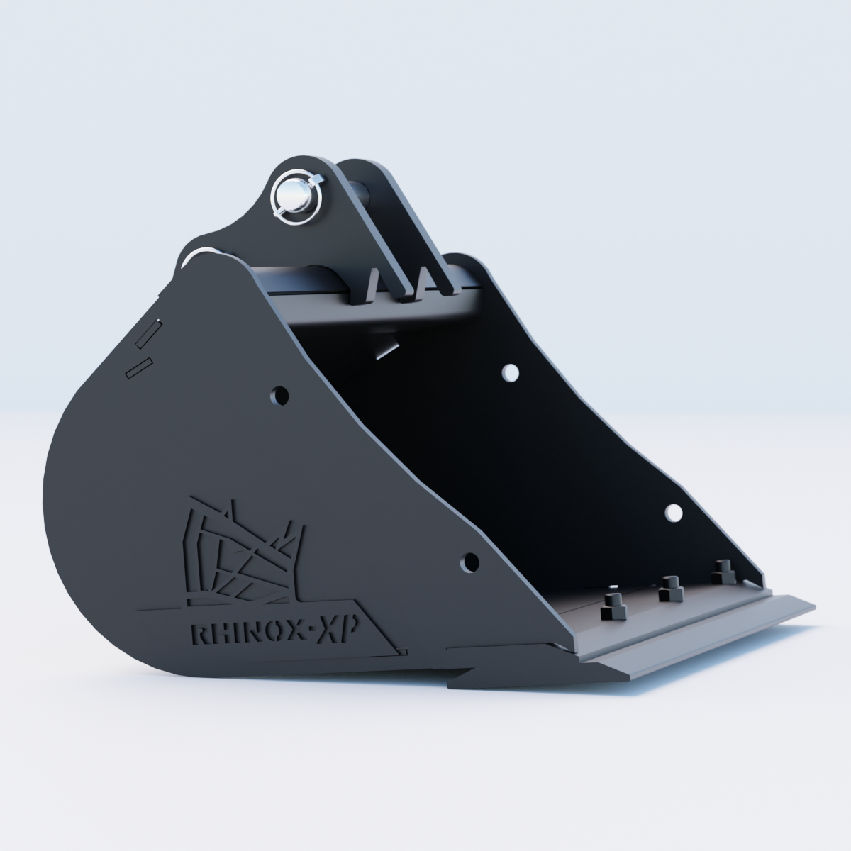 Volvo ECR18 Digging Bucket - 24" / 600mm - Bladed Bucket Side