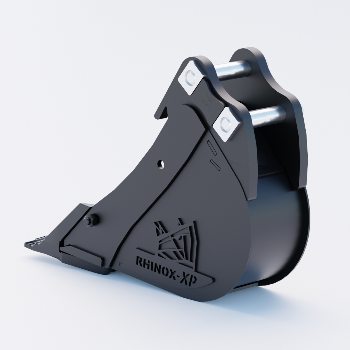 Volvo ECR18 Digging Bucket - 6" / 150mm - Toothed Bucket Back