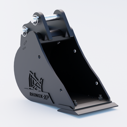 Volvo ECR18 Digging Bucket - 9" / 230mm - Bladed Bucket Front