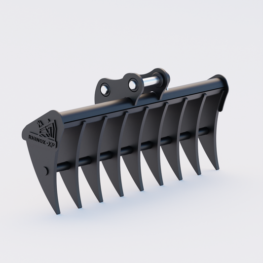 Kobelco 15SR Land Rake 36" / 900mm Front