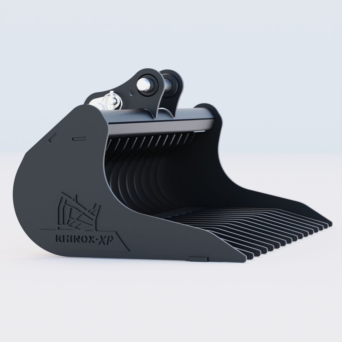 Komatsu PC12R-8 Rake Riddle Bucket - 36" / 900mm Side