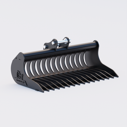 Sany SY18 Rake Riddle Bucket - 36" / 900mm Front