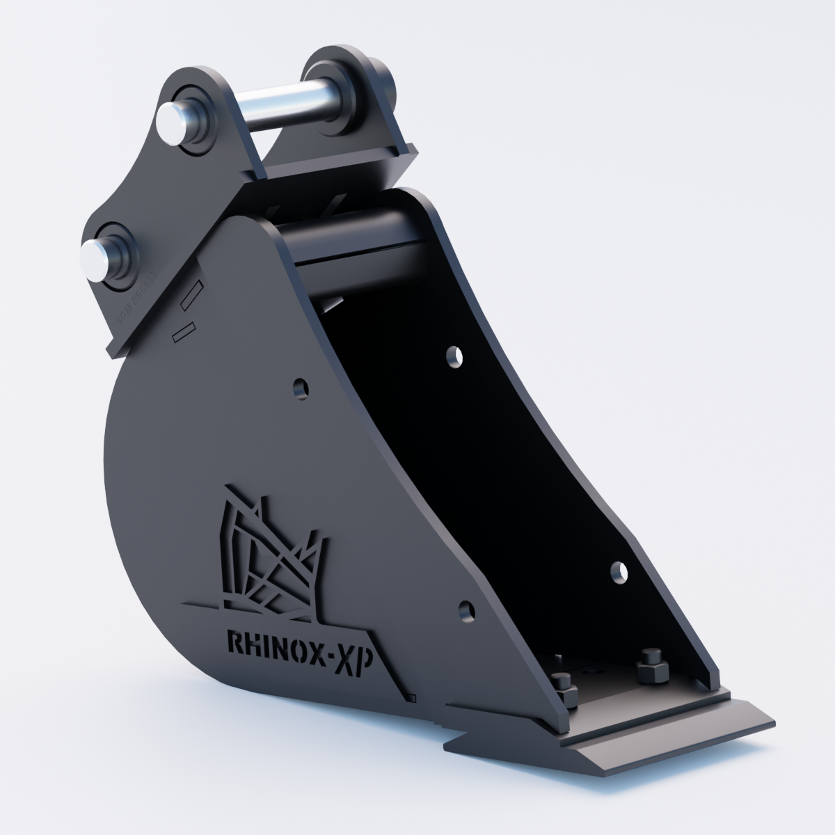 1QM Digging Bucket - 6" / 150mm - Bladed Bucket Front