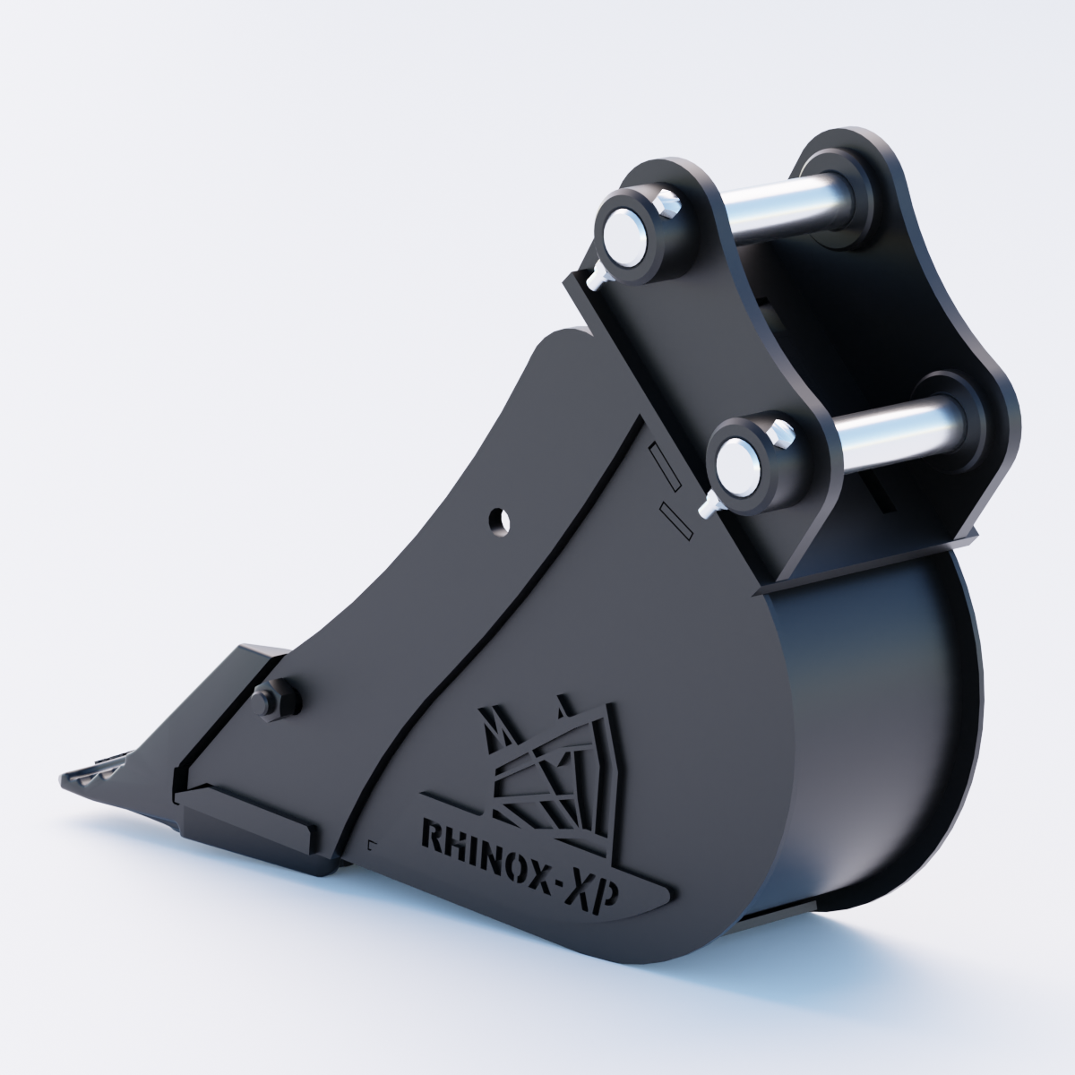 1QM Digging Bucket - 6" / 150mm - Toothed Bucket Back