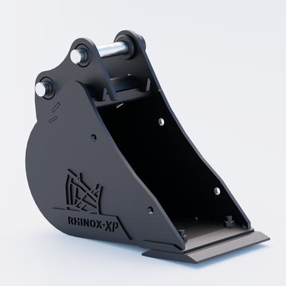 1QM Digging Bucket - 9" / 230mm - Bladed Bucket Front