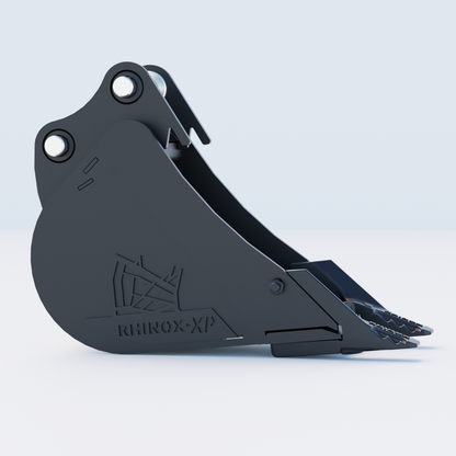 1QM Digging Bucket - 9" / 230mm - Toothed Bucket Side