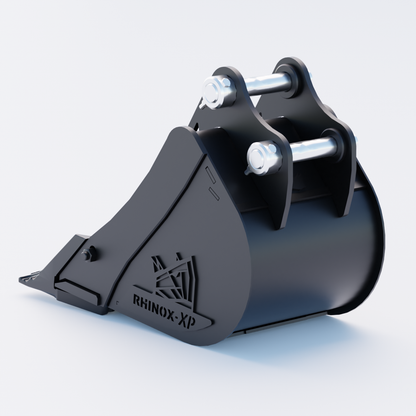 1QR Digging Bucket - 12" / 300mm - Toothed Bucket Back