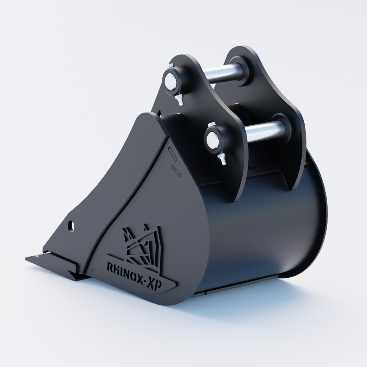 1QW Digging Bucket - 12" / 300mm - Bladed Bucket Back