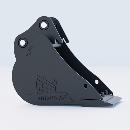 1QW Digging Bucket - 12" / 300mm - Bladed Bucket Side