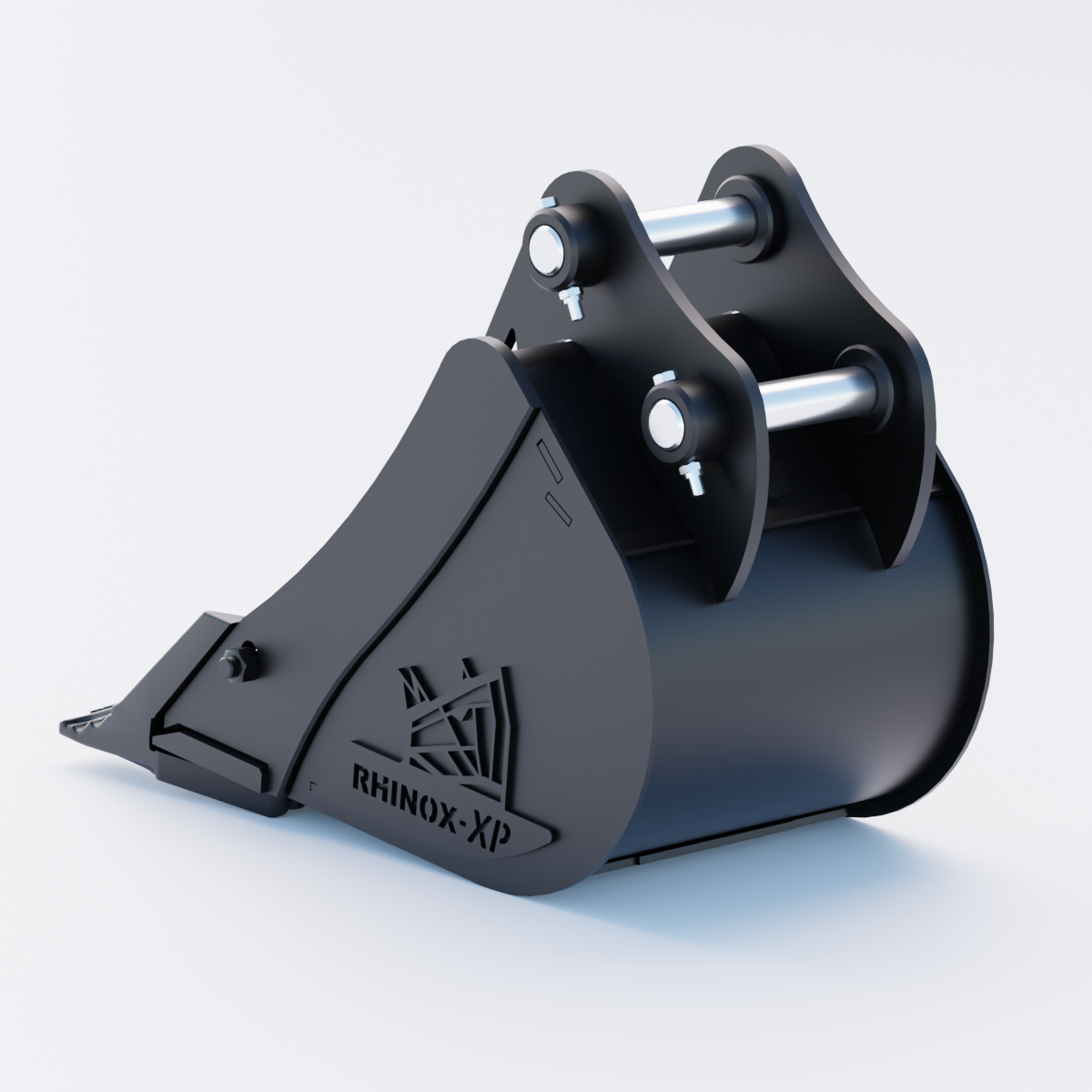 1QW Digging Bucket - 12" / 300mm - Toothed Bucket Back