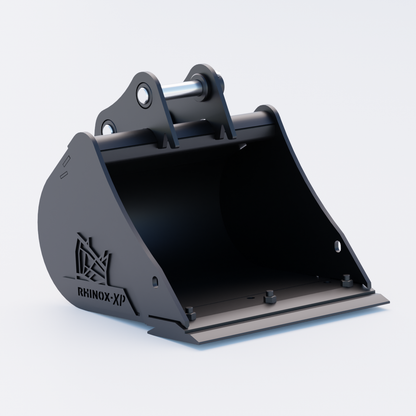 1QW Digging Bucket - 18" / 450mm - Bladed Bucket Front