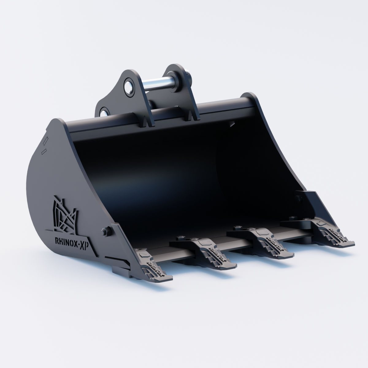 1QW Digging Bucket - 24" / 600mm - Toothed Bucket Front