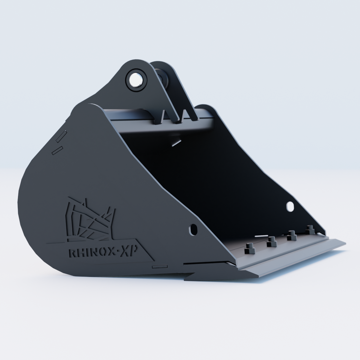 1QW Digging Bucket - 30" / 750mm - Bladed Bucket Side