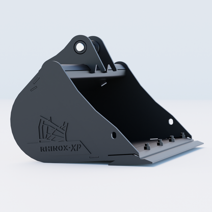 1QW Digging Bucket - 30" / 750mm - Bladed Bucket Side