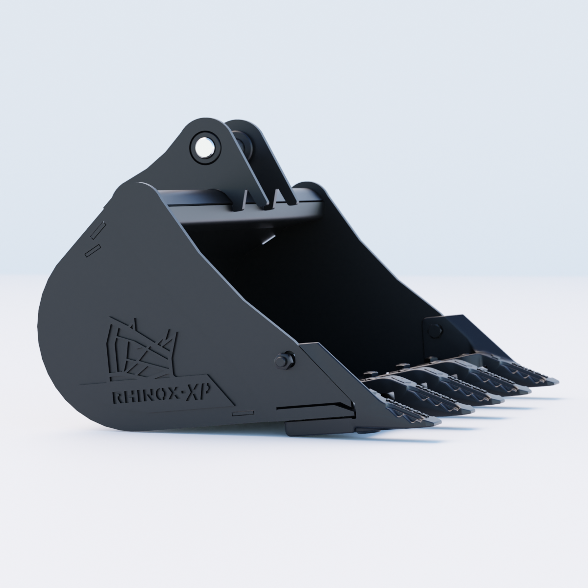 1QW Digging Bucket - 30" / 750mm - Toothed Bucket Side
