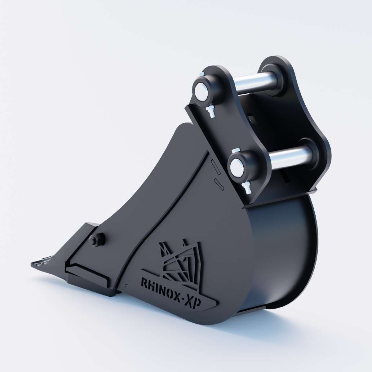 1QW Digging Bucket - 6" / 150mm - Toothed Bucket Back