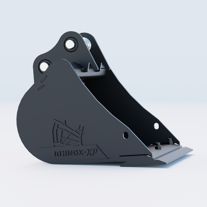 Hitachi ZX18 Digging Bucket - 18" / 450mm | Rhinox Group UK - Bladed Bucket Side
