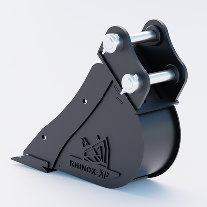 Hitachi ZX18 Digging Bucket - 6" / 150mm | Rhinox Group UK - Bladed Bucket Back
