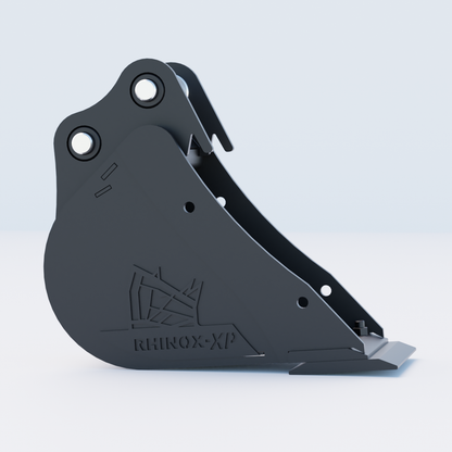 Hitachi ZX18 Digging Bucket - 9" / 230mm | Rhinox Group UK - Bladed Bucket Side