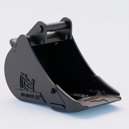 Rhinox Utility Bucket with Unitusk Blade To Suit Safelock SL10 Hitch - 12" / 300mm Front