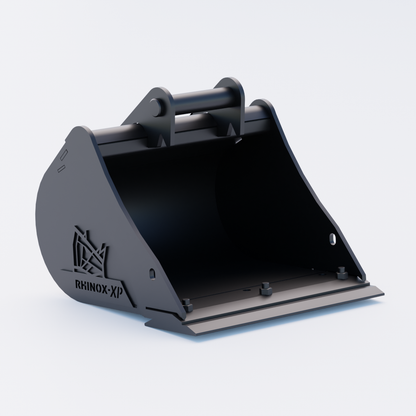 Rhinox Digging Bucket To Suit Safelock SL10 Hitch - 18" - Bladed Bucket Front