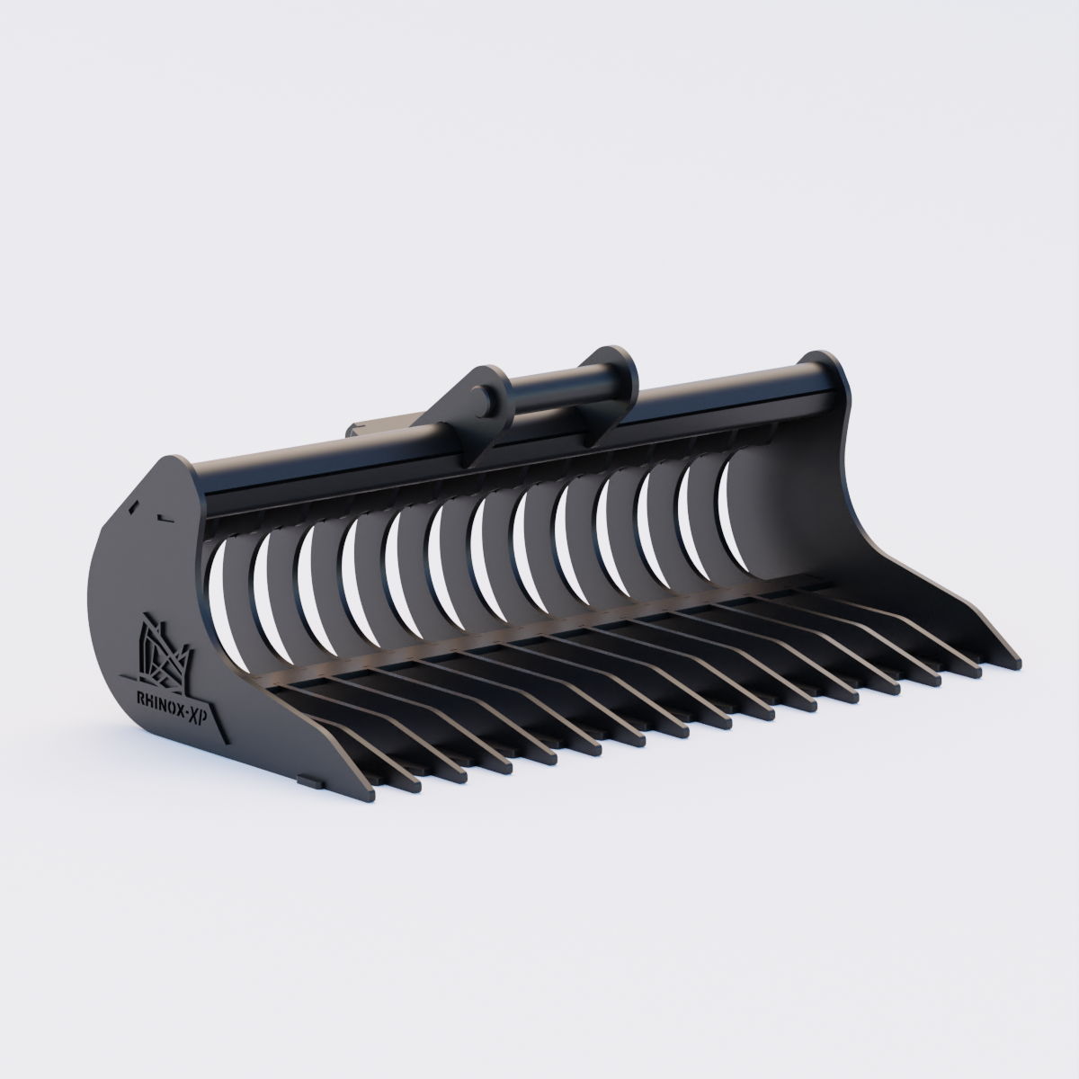 Rhinox Rake Riddle Bucket To Suit Safelock SL10 Hitch - 36" / 900mm Front