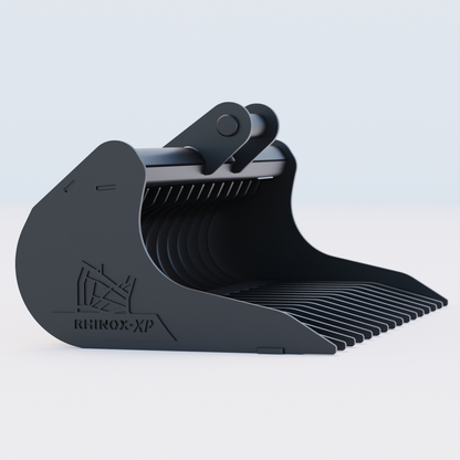 Rhinox Rake Riddle Bucket To Suit Safelock SL10 Hitch - 36" / 900mm Side