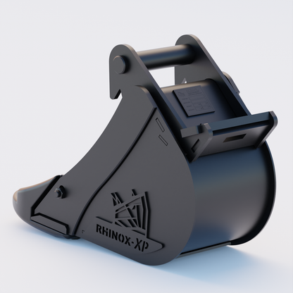 Rhinox Utility Bucket with Unitusk Blade To Suit Safelock SL10 Hitch - 9" / 230mm Back