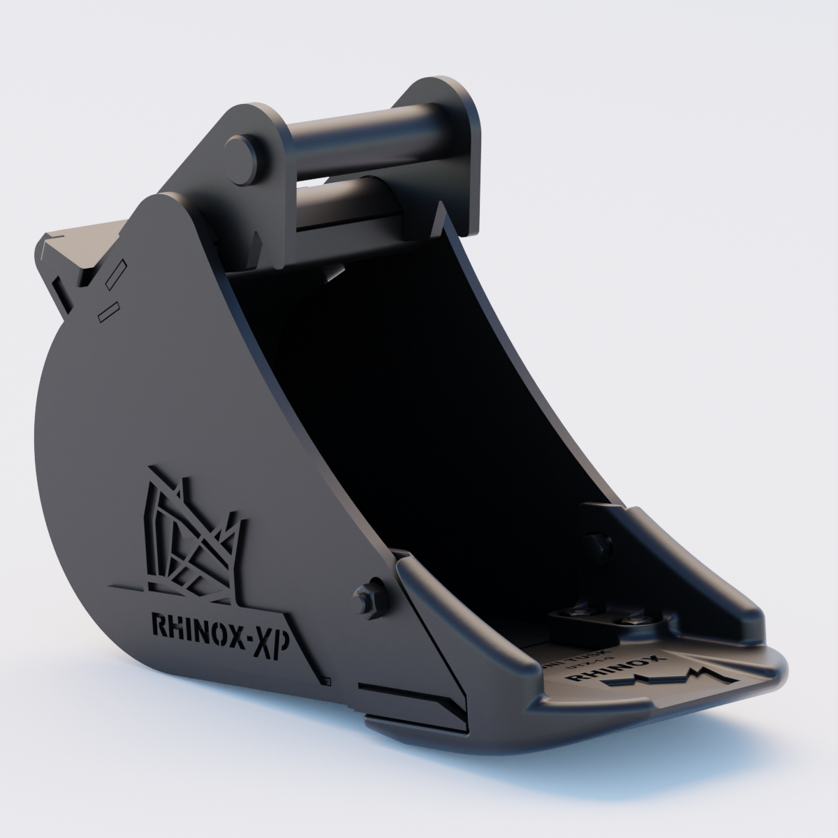 Rhinox Utility Bucket with Unitusk Blade To Suit Safelock SL10 Hitch - 9" / 230mm Front