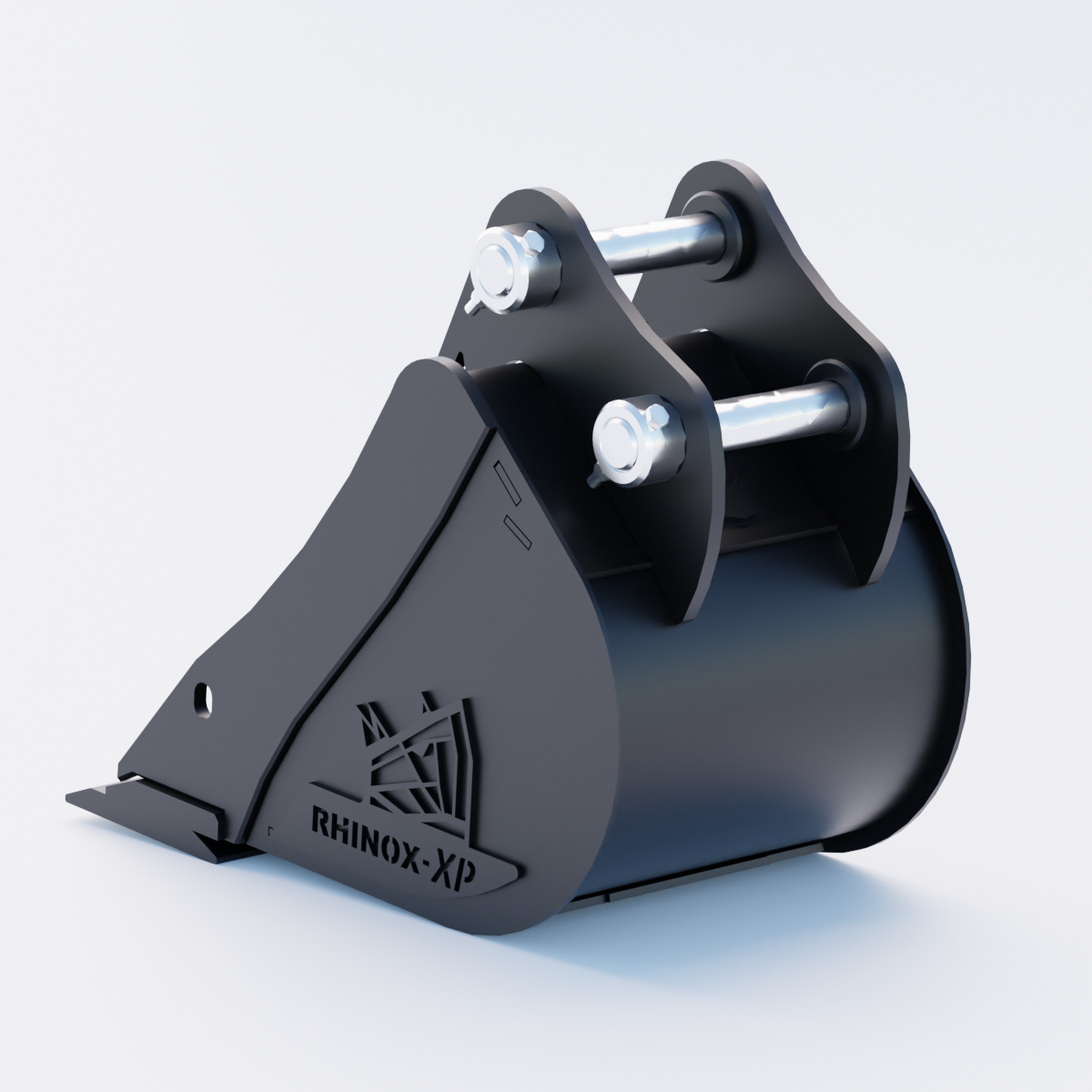 1V Digging Bucket - 12" / 300mm | Rhinox Group UK - Bladed Bucket Back