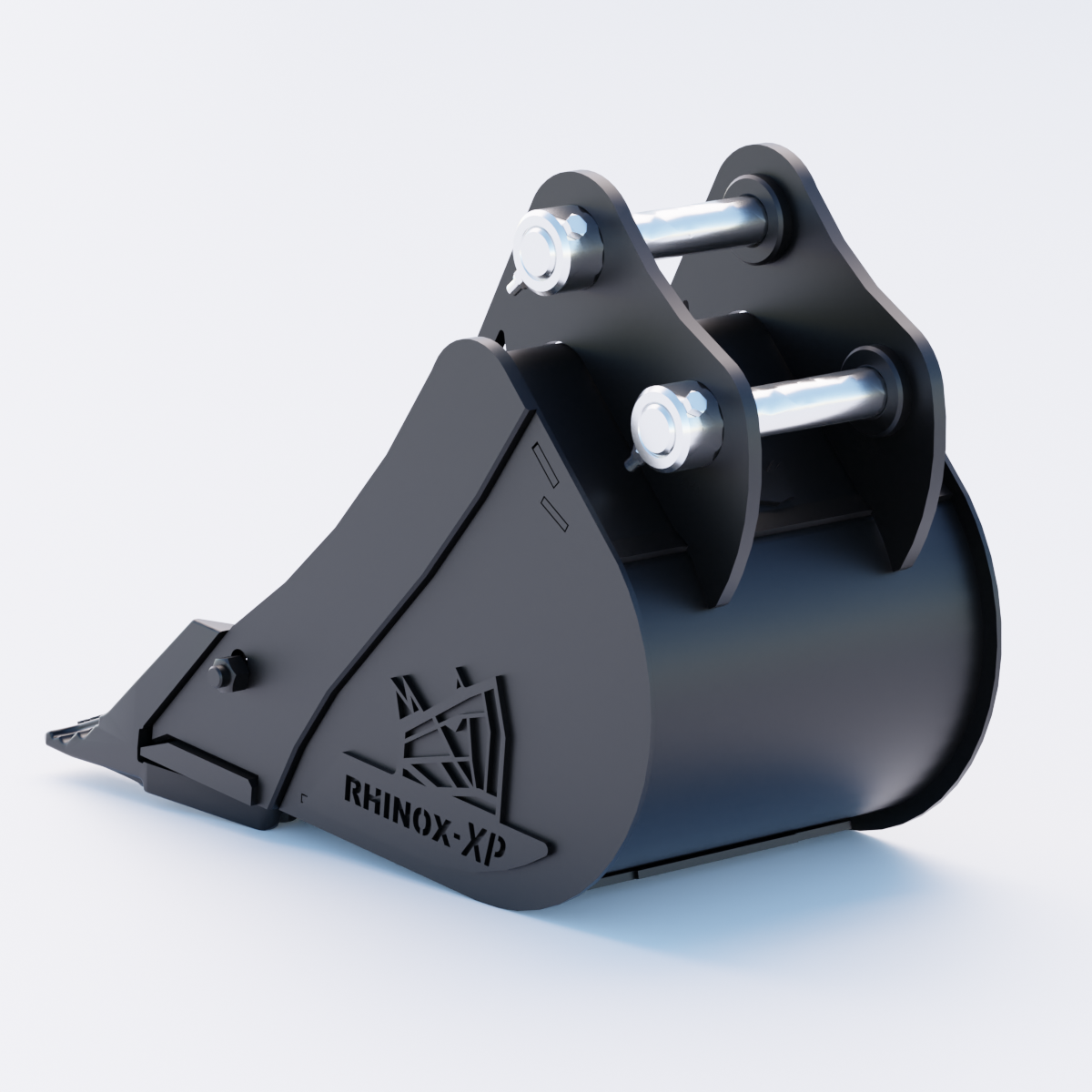 1V Digging Bucket - 12" / 300mm | Rhinox Group UK - Toothed Bucket Back