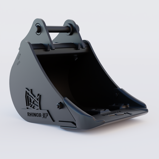 Hyundai R16-9 Utility Bucket with Unitusk Blade - 12" / 300mm | Rhinox Group UK