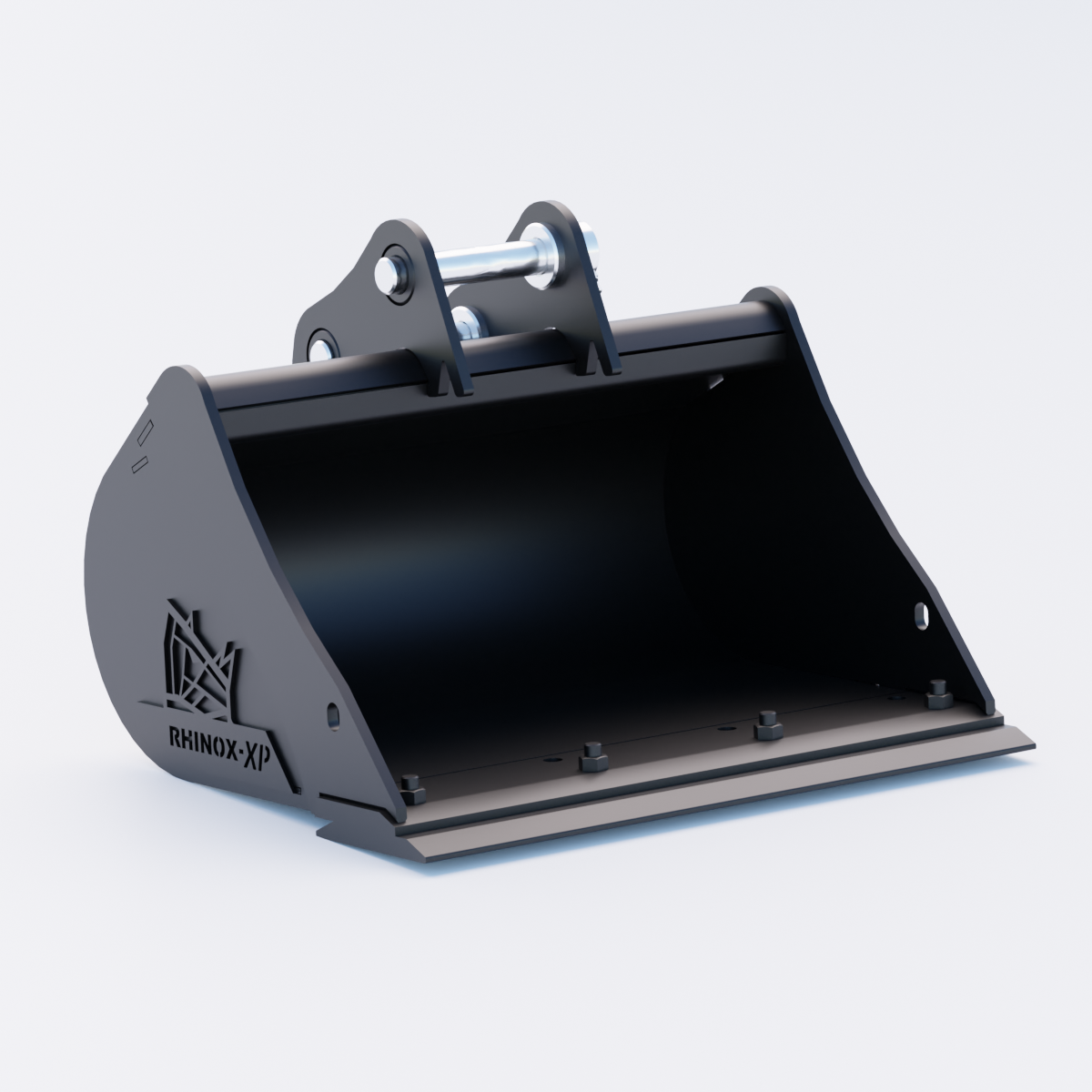 1V Digging Bucket - 24" / 600mm - Bladed Bucket Front