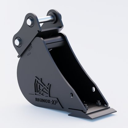 1V Digging Bucket - 6" / 150mm | Rhinox Group UK - Bladed Bucket Front