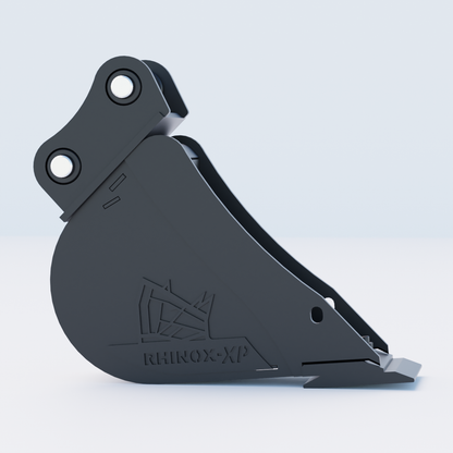1V Digging Bucket - 6" / 150mm | Rhinox Group UK - Bladed Bucket Side