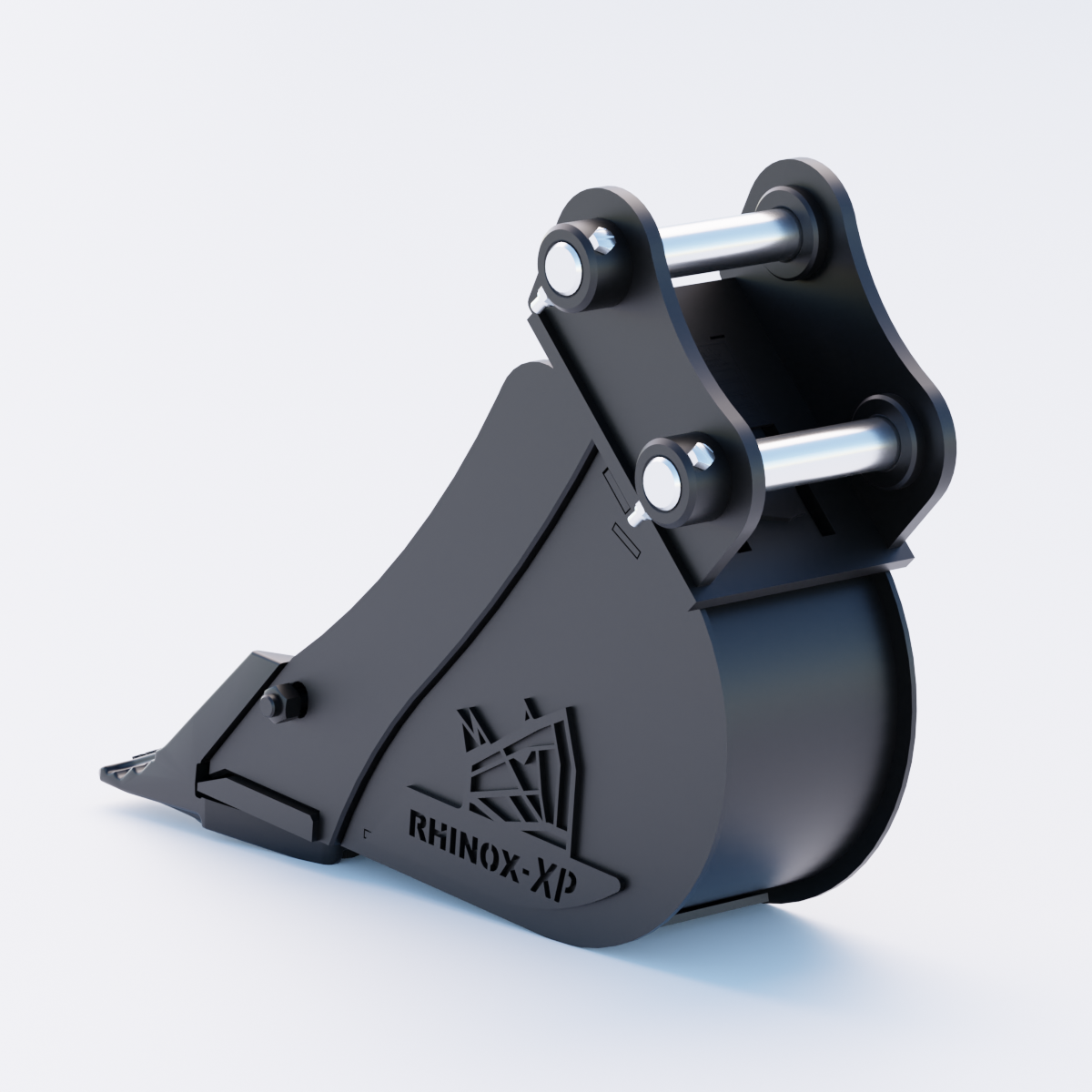 1V Digging Bucket - 6" / 150mm | Rhinox Group UK - Toothed Bucket Back
