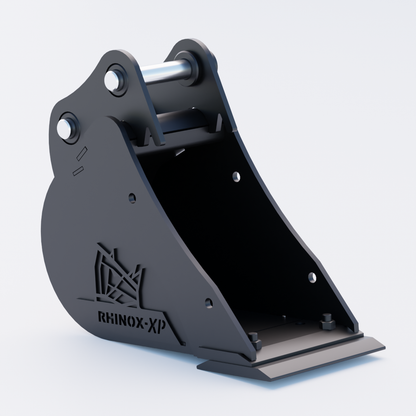 1V Digging Bucket - 9" / 230mm | Rhinox Group UK - Bladed Bucket Front