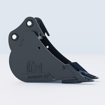 1V Digging Bucket - 9" / 230mm | Rhinox Group UK - Toothed Bucket Side
