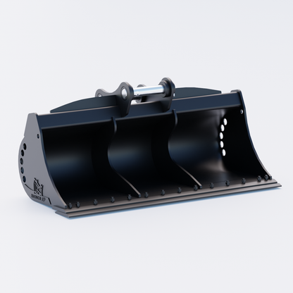 Sunward SWE 215F-5A Grading / Ditching Bucket with bolt-on blade and wear straps - 84" (c/w Pins) - Front