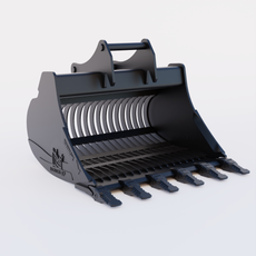 S70 Tilt Rotator Riddle Bucket - 60"