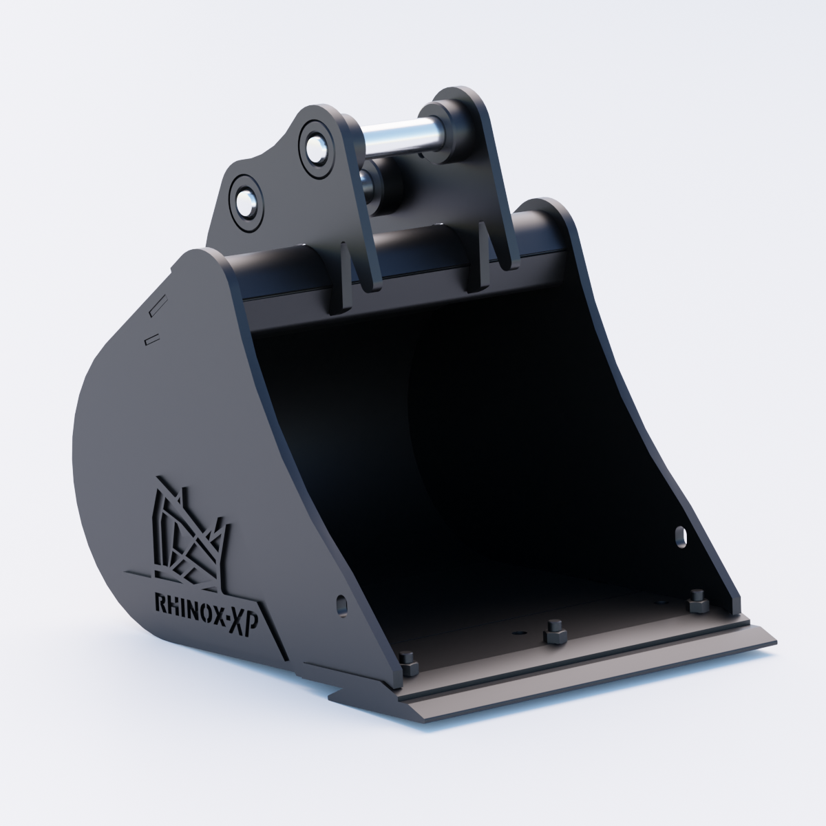 XCMG XE27E Digging Bucket - 18" / 450mm - Bladed Bucket Front