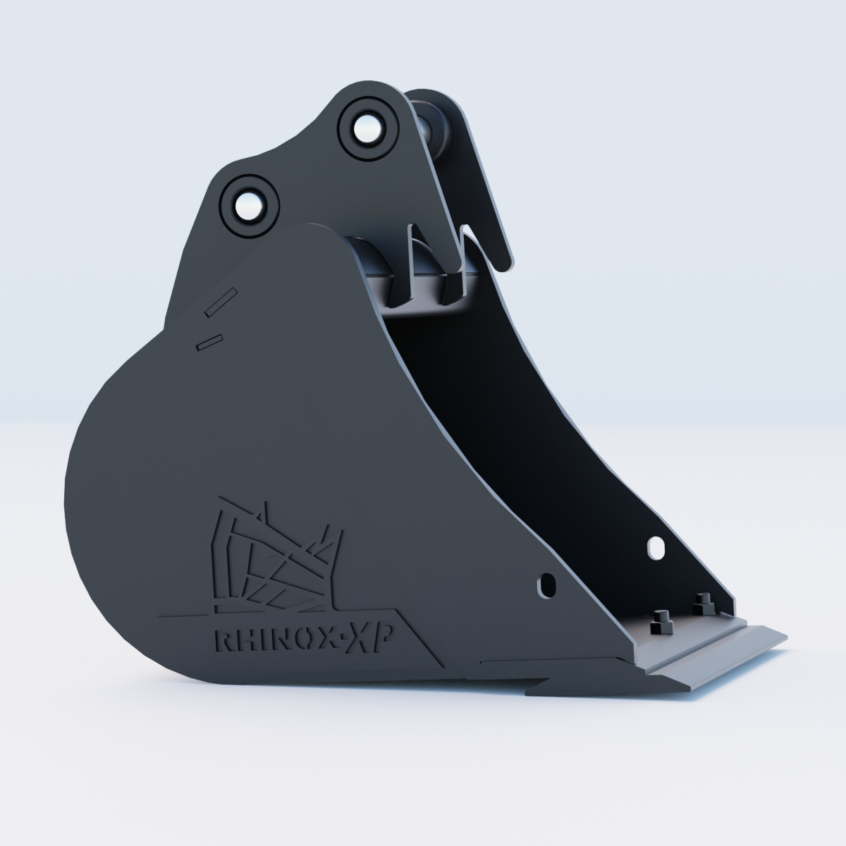 XCMG XE27E Digging Bucket - 18" / 450mm - Bladed Bucket Side