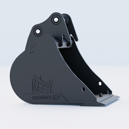 XCMG XE27E Digging Bucket - 18" / 450mm - Bladed Bucket Side