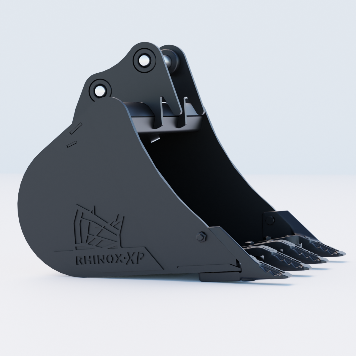 XMCG XE27E Digging Bucket - 24" / 600mm - Toothed Bucket Side
