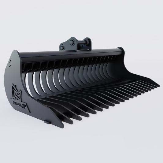 XCMG XE27E Rake Riddle Bucket - 48"