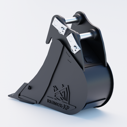 XMCG XE27E Digging Bucket - 9" / 230mm - Toothed Bucket Back