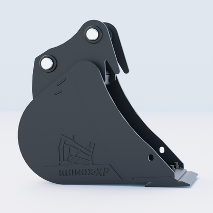 Hitachi ZX27U Digging Bucket - 12" / 300mm | Rhinox Group UK - Bladed Bucket Side