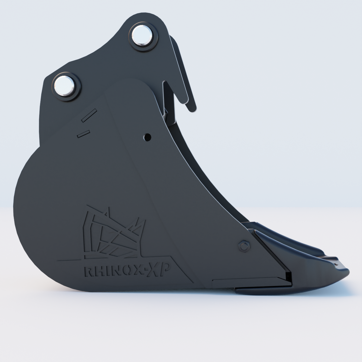 2F Utility Bucket with Unitusk Blade - 12" / 300mm Side