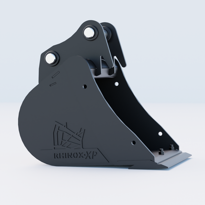 Hitachi ZX27U Digging Bucket - 18" / 450mm | Rhinox Group UK - Bladed Bucket Side
